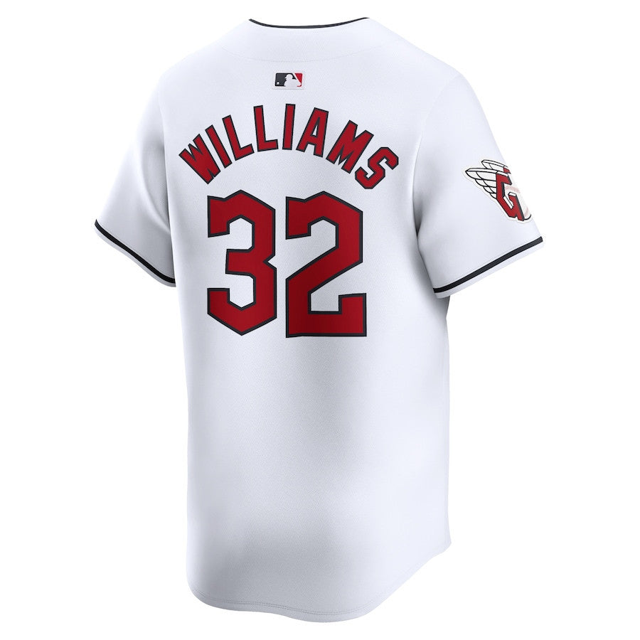 Gavin Williams 32 Cleveland Guardians Home Limited Men Jersey - White