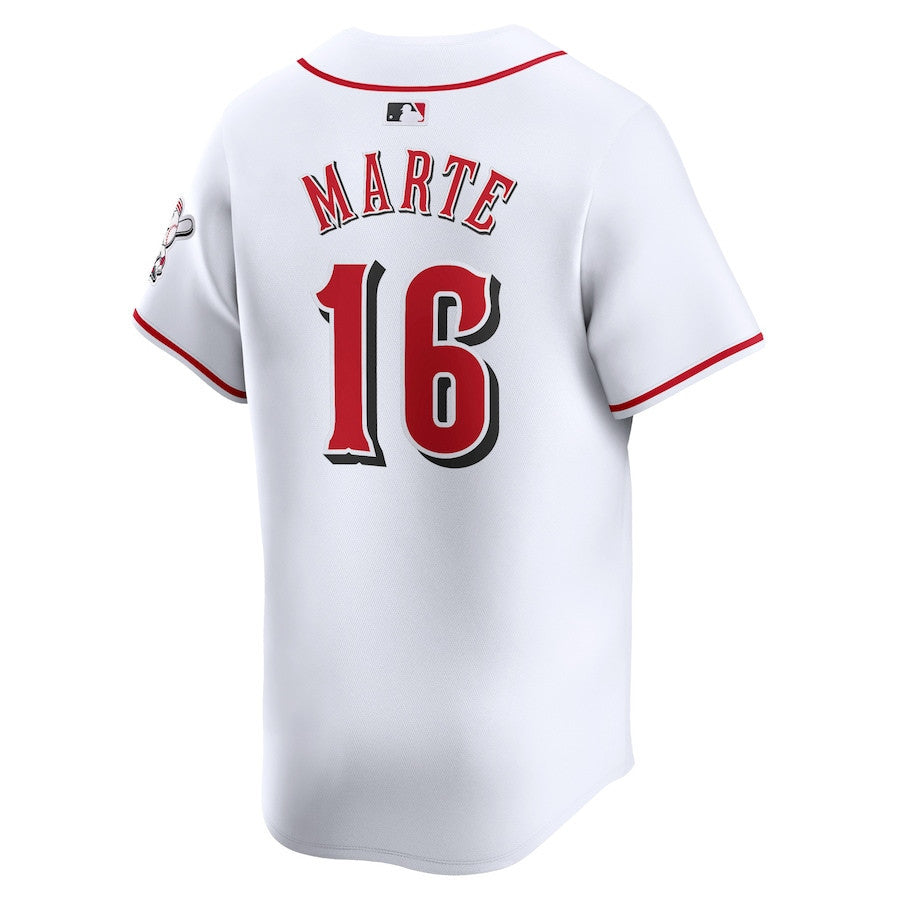 Noelvi Marte 16 Cincinnati Reds Home Limited Men Jersey - White