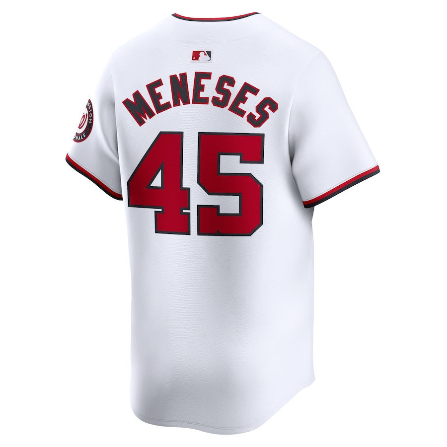 Joey Meneses 45 Washington Nationals Home Limited Men Jersey - White