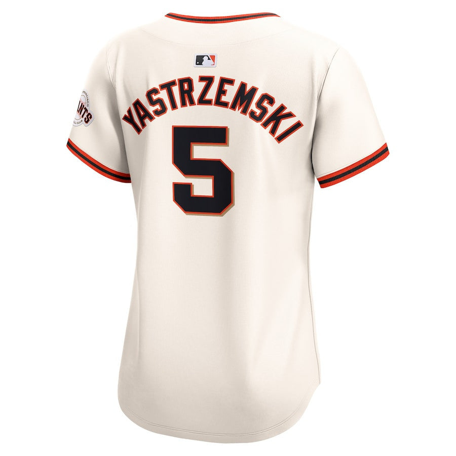 Mike Yastrzemski 5 San Francisco Giants Home Limited Women Jersey - Cream