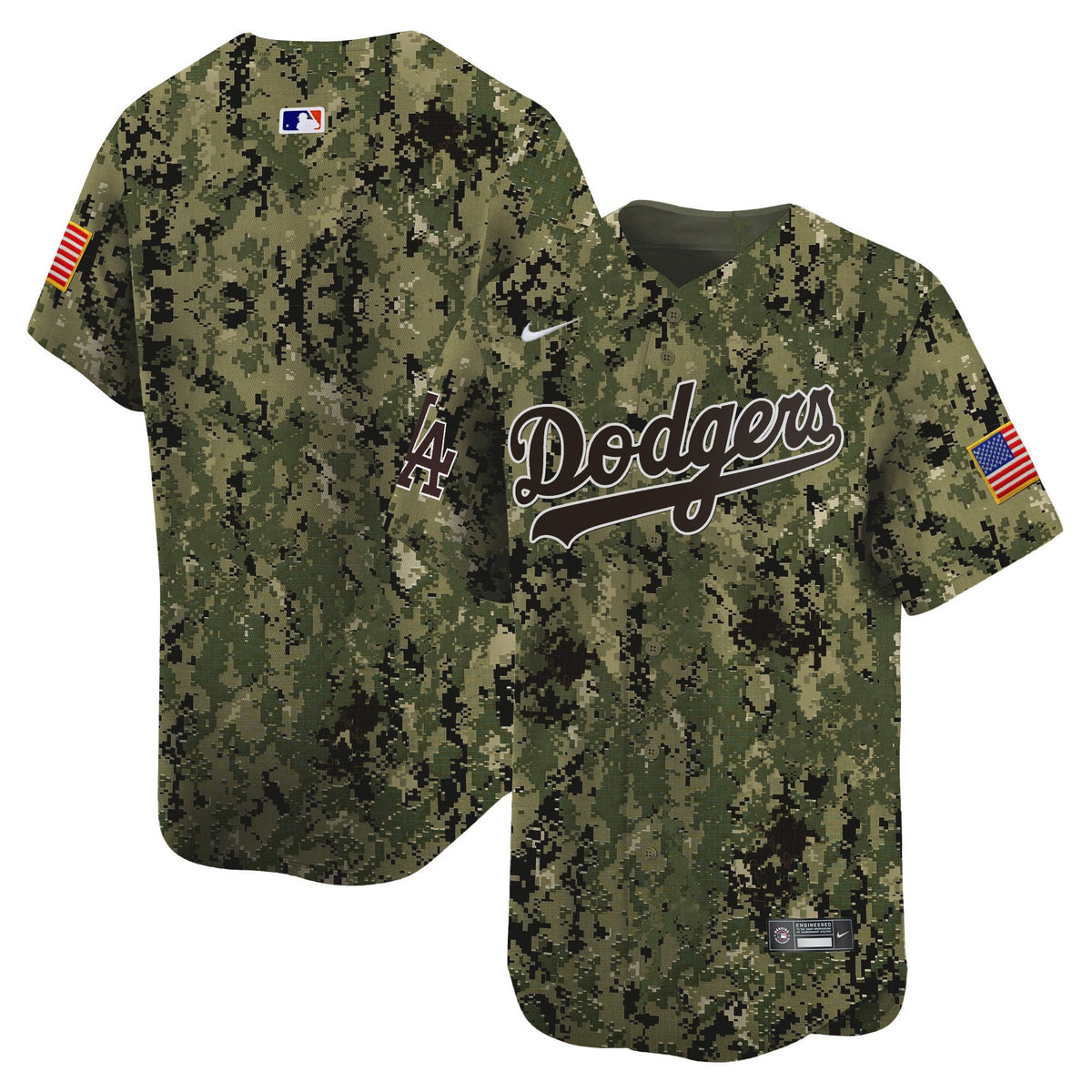 Los Angeles Dodgers USMC Alternate Limited Men Jersey - Woodland