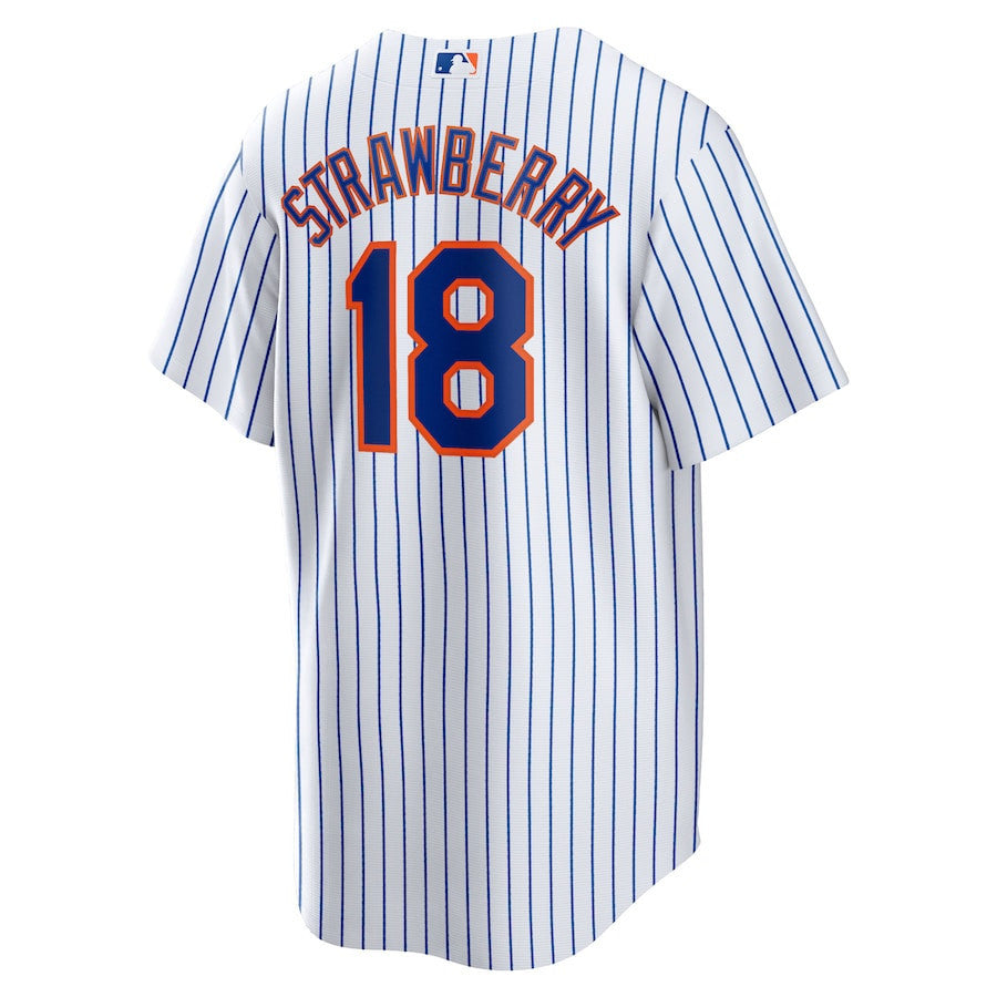 Darryl Strawberry 18 New York Mets Home Men Player Jersey - White