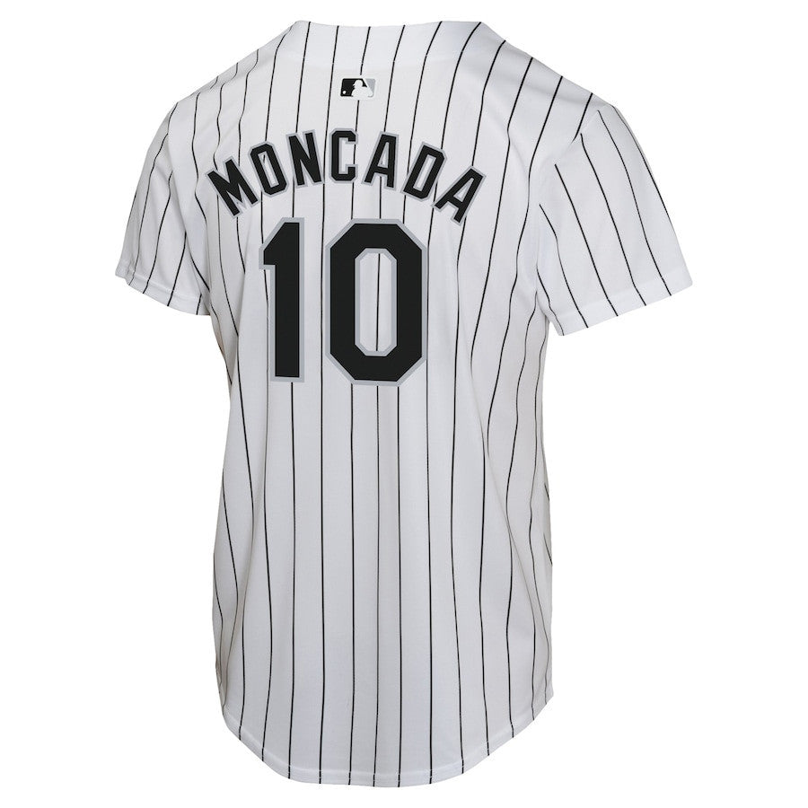 Yoan Moncada 10 Chicago White Sox Home Game Player YOUTH Jersey - White