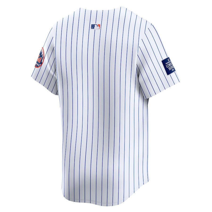 New York Mets 2024 MLB World Tour London Series Home Limited Men Jersey - White