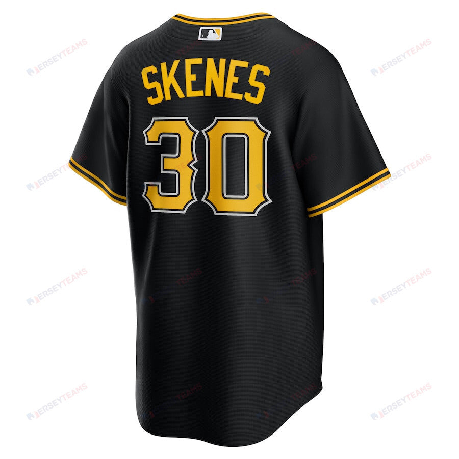 Paul Skenes 30 Pittsburgh Pirates Alternate Men Jersey - Black