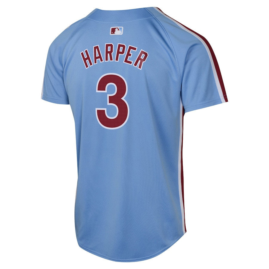 Bryce Harper 3 Philadelphia Phillies Alternate Limited YOUTH Jersey - Light Blue