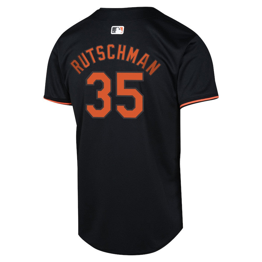 Adley Rutschman 35 Baltimore Orioles Alternate Limited YOUTH Jersey - Black