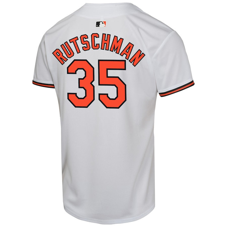 Adley Rutschman 35 Baltimore Orioles Home Game YOUTH Jersey - White