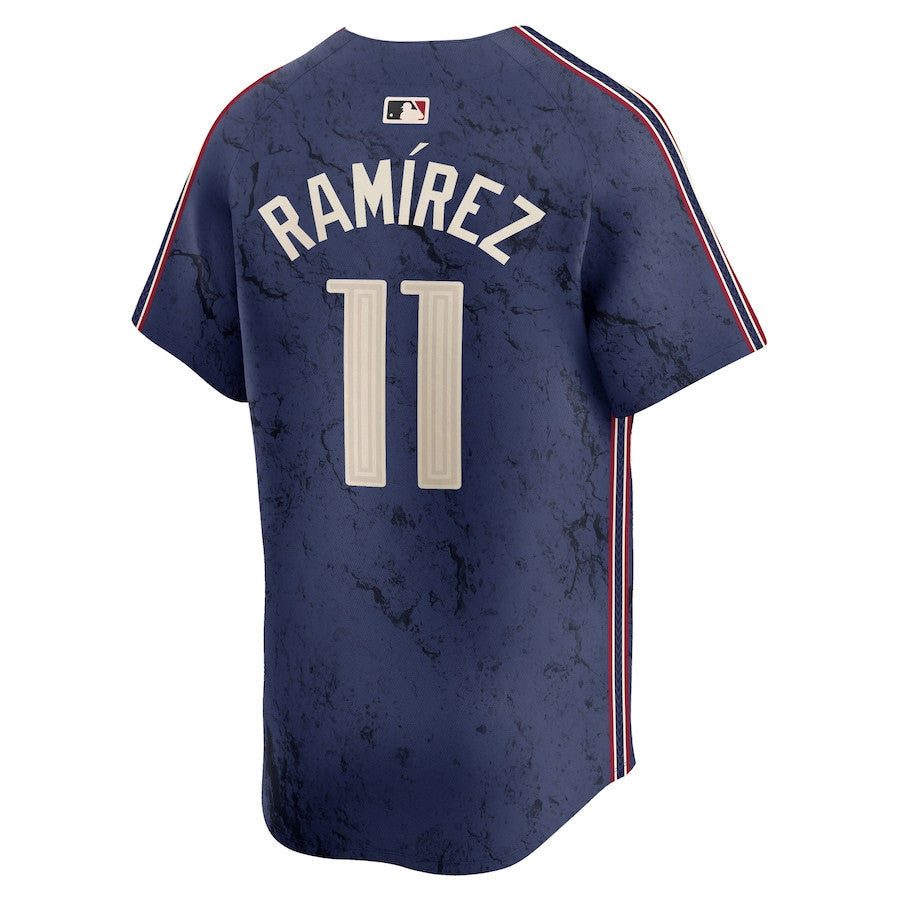 José Ramírez 11 Cleveland Guardians 2024 City Connect Limited Men Jersey - Navy
