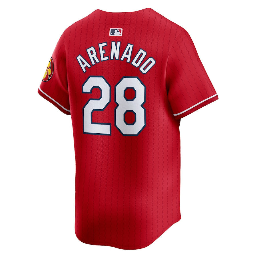 Nolan Arenado 28 St. Louis Cardinals 2024 City Connect Limited Men Jersey - Red