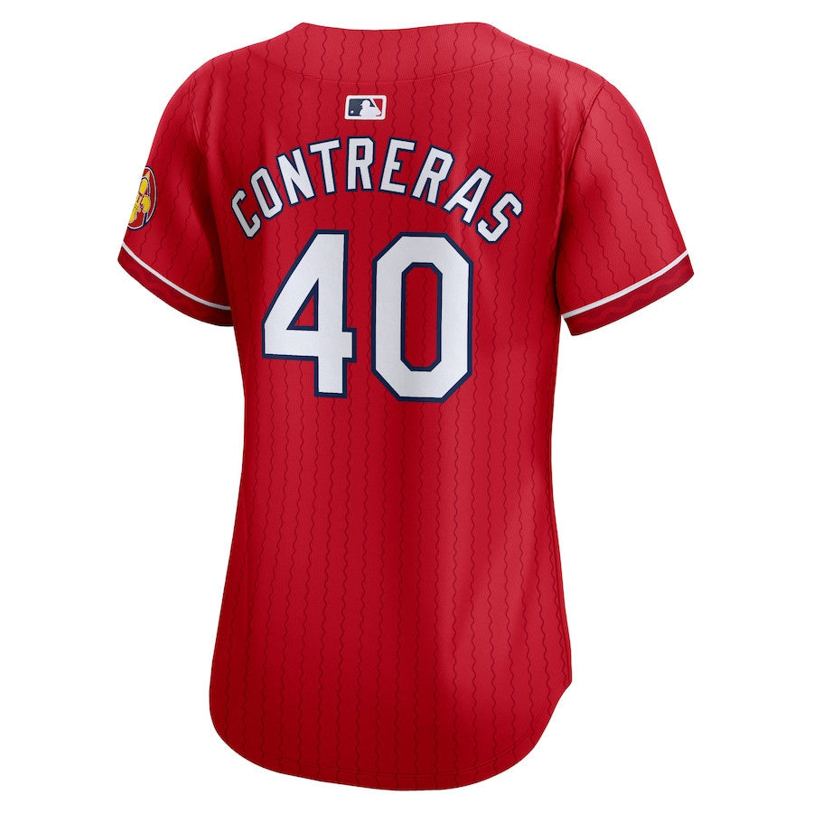 Willson Contreras 40 St. Louis Cardinals 2024 City Connect Limited Women Jersey - Red