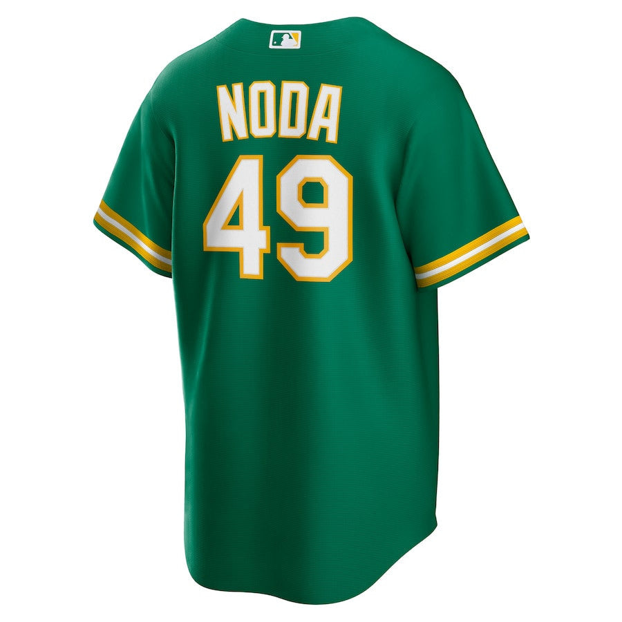 Ryan Noda 49 Oakland Athletics Alternate Men Jersey - Kelly Green