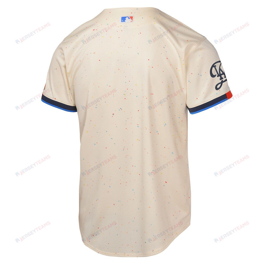 Los Angeles Dodgers 2024 City Connect Limited Youth Jersey - Cream