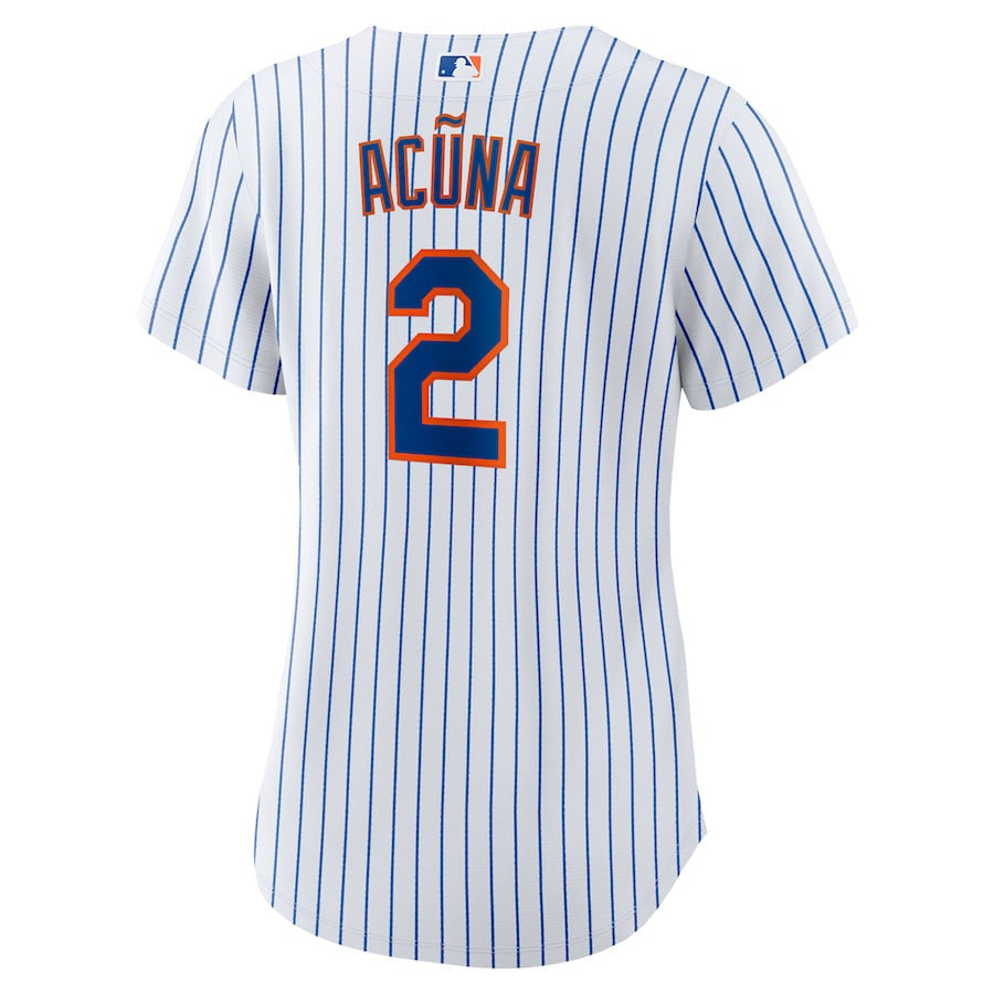 Luisangel Acuña 2 New York Mets Home Player Women Jersey - White