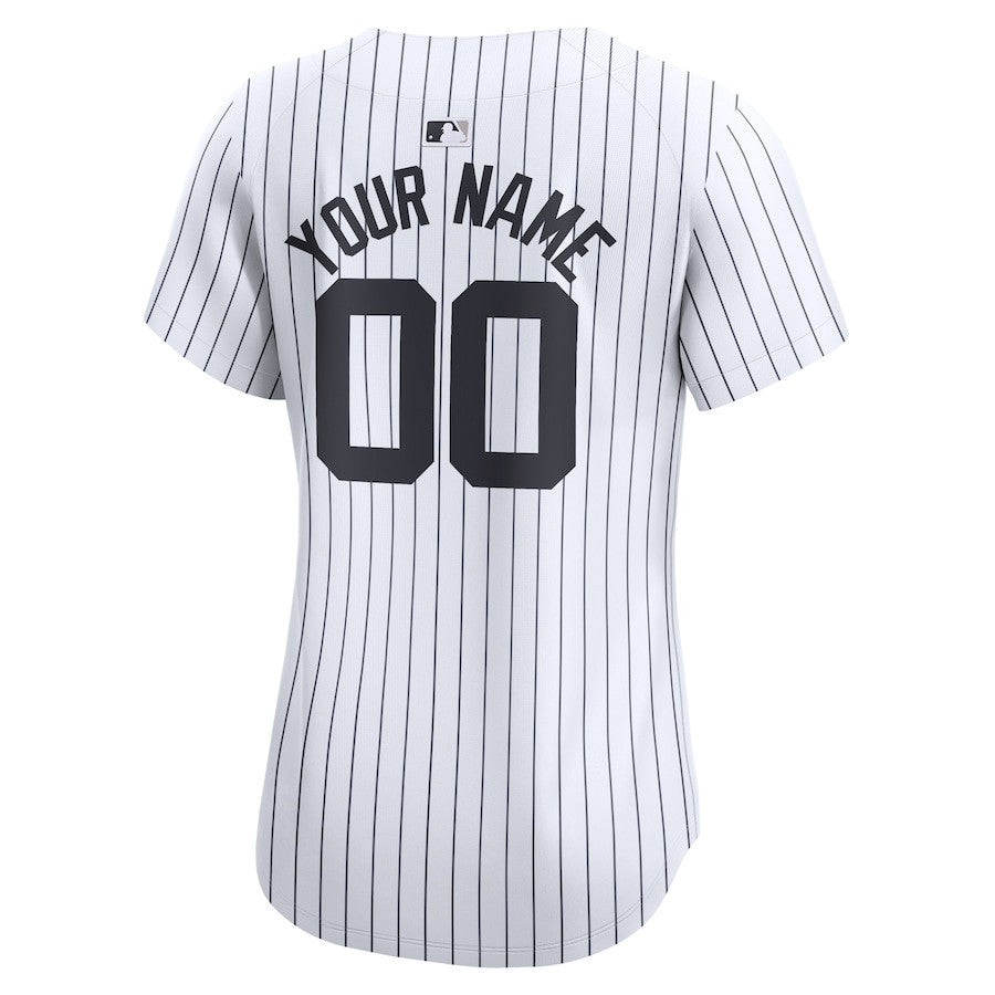 New York Yankees Women's 2024 World Series Home Custom Limited Jersey - White