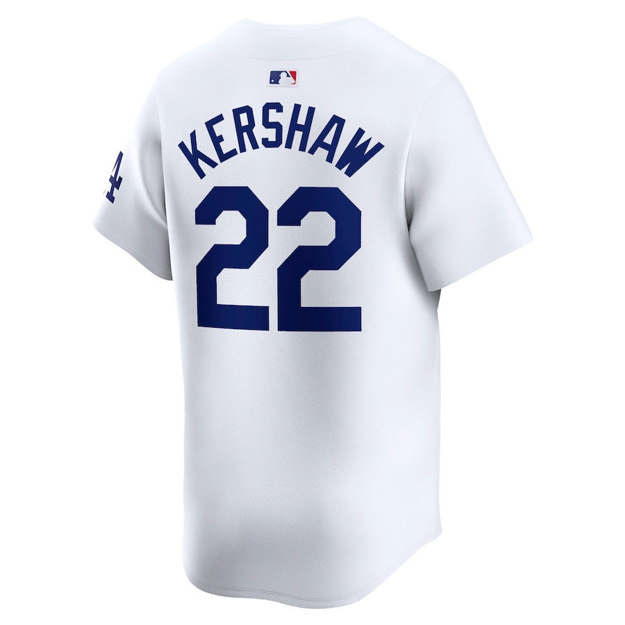 Clayton Kershaw 22 Los Angeles Dodgers 2024 World Series Home Limited Player Men Jersey - White