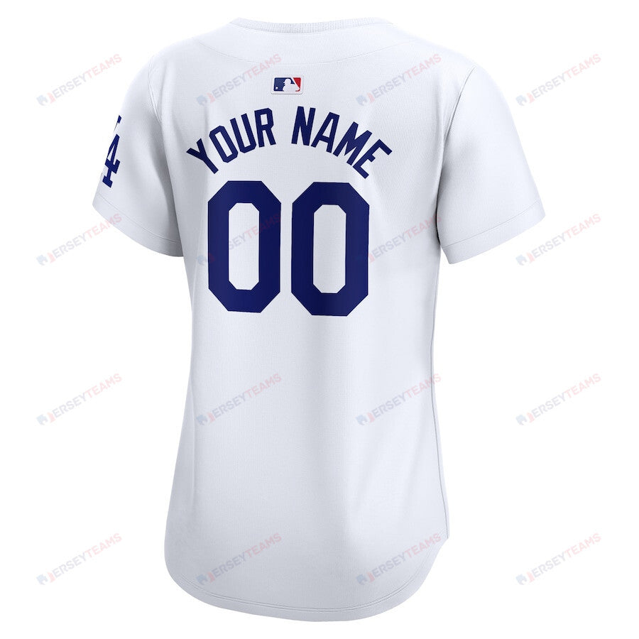 Los Angeles Dodgers Women's 2024 World Series Home Custom Limited Jersey - White