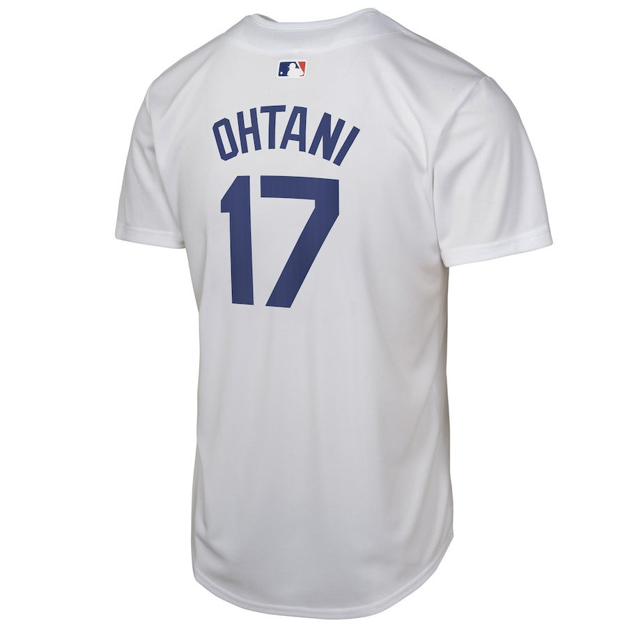 Shohei Ohtani 17 Los Angeles Dodgers 2024 World Series Game YOUTH Jersey - White
