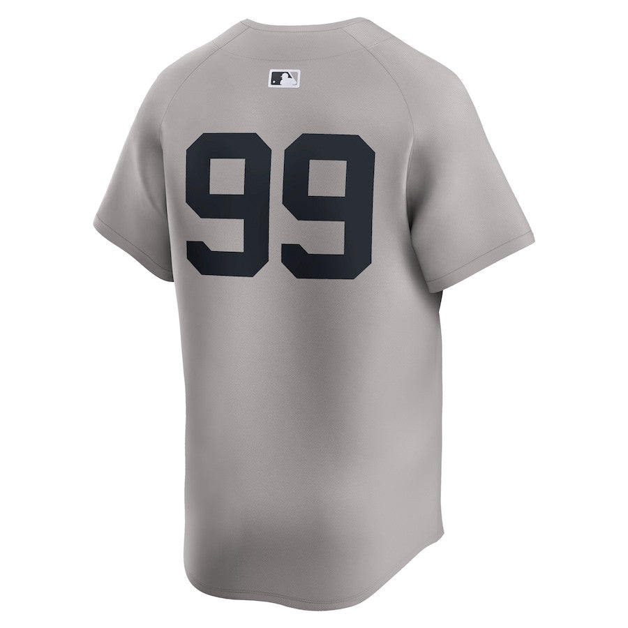 Aaron Judge 99 New York Yankees 2024 World Series Limited Player Men Jersey - Gray