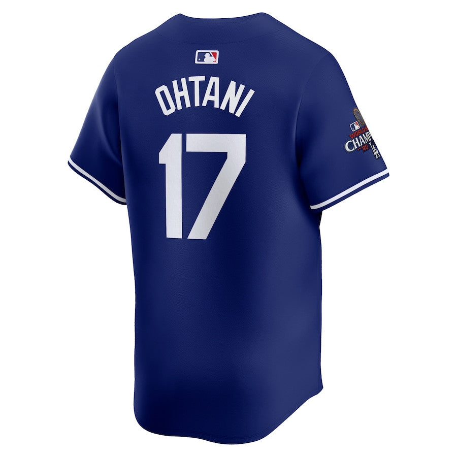 Shohei Ohtani 17 Los Angeles Dodgers 2024 World Series Champions Alternate Limited Player Men Jersey - Royal