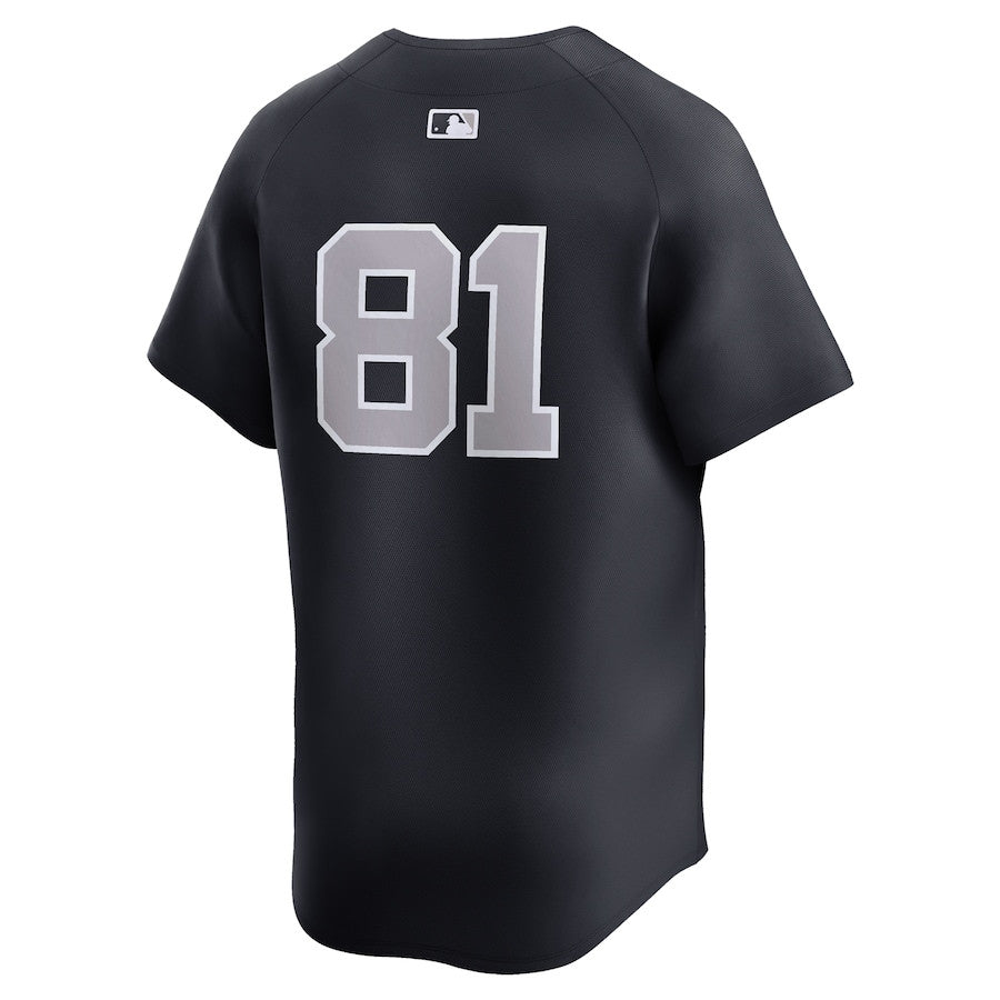Luis Gil 81 New York Yankees Alternate Limited Player Men Jersey - Navy