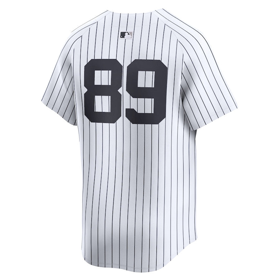 Jasson Domínguez 89 New York Yankees Home Limited Player Men Jersey - White