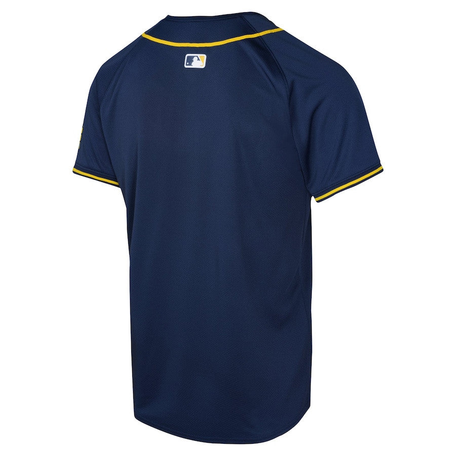 Milwaukee Brewers Alternate Limited YOUTH Jersey - Navy