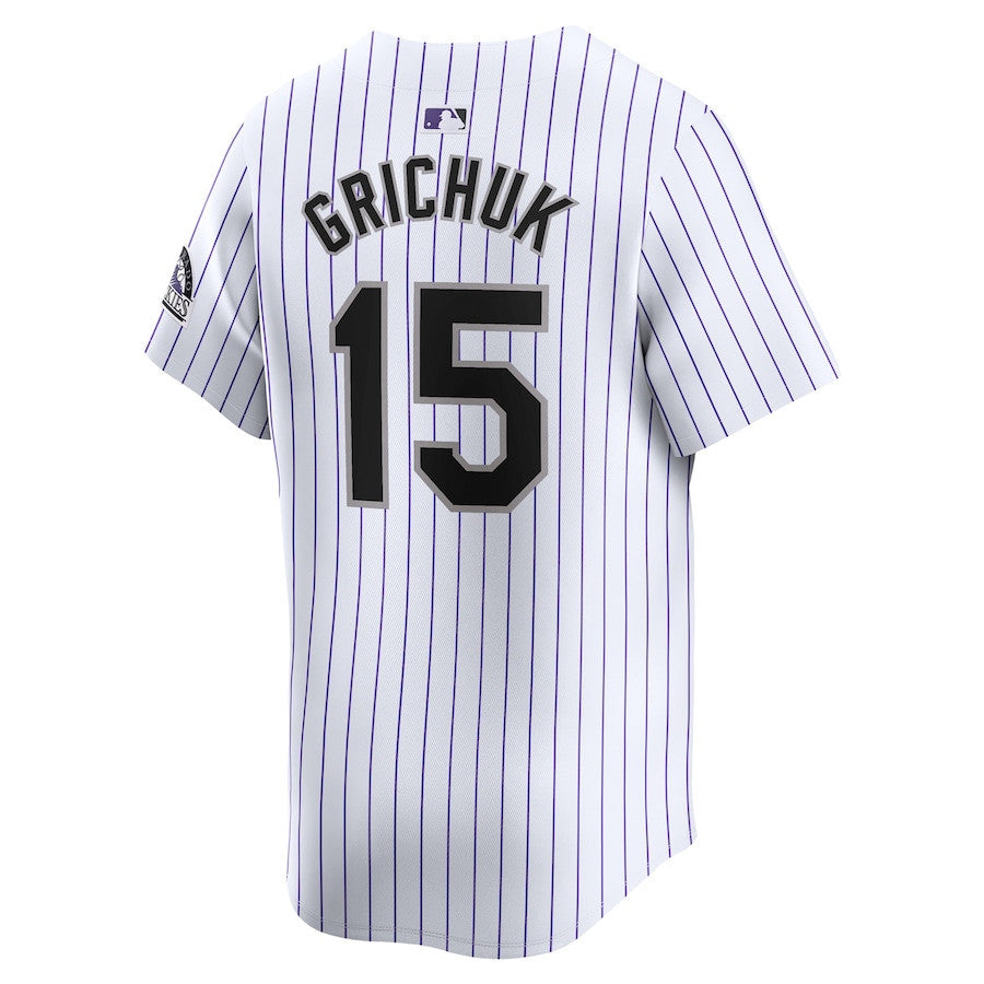Randal Grichuk 15 Colorado Rockies Home Limited Player Men Jersey - White
