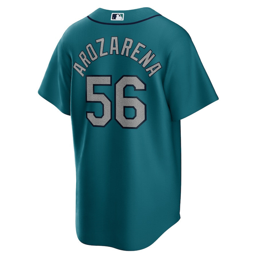 Randy Arozarena 56 Seattle Mariners Alternate Player Men Jersey - Aqua