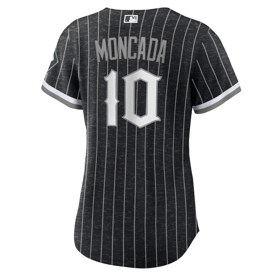 Yoan Moncada 10 Chicago White Sox City Connect Player Women Jersey - Black