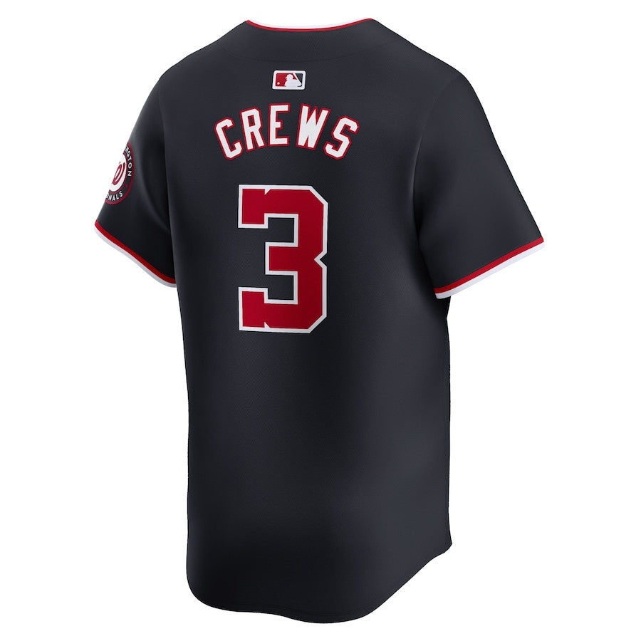 Dylan Crews 3 Washington Nationals Alternate Limited Player Men Jersey - Navy