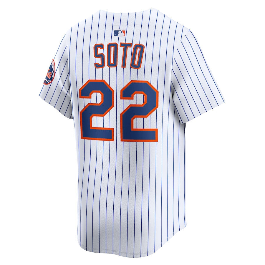 Juan Soto 22 New York Mets Home Limited Player Men Jersey - White
