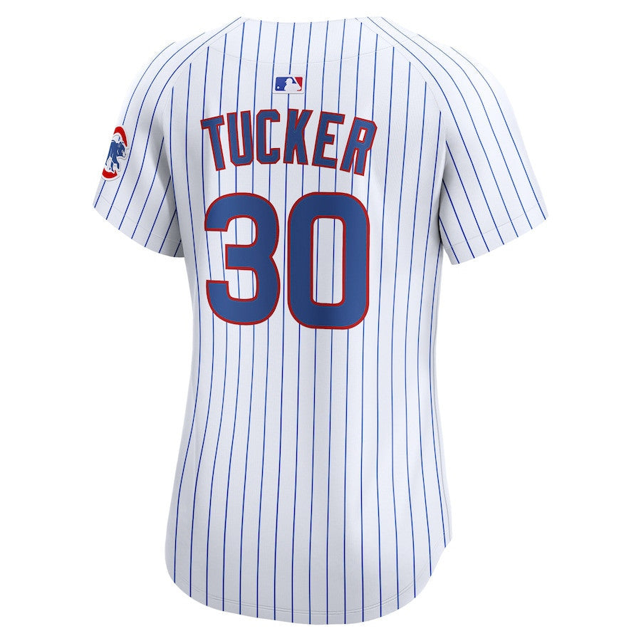Kyle Tucker 30 Chicago Cubs Women's Home Limited Player Jersey - White