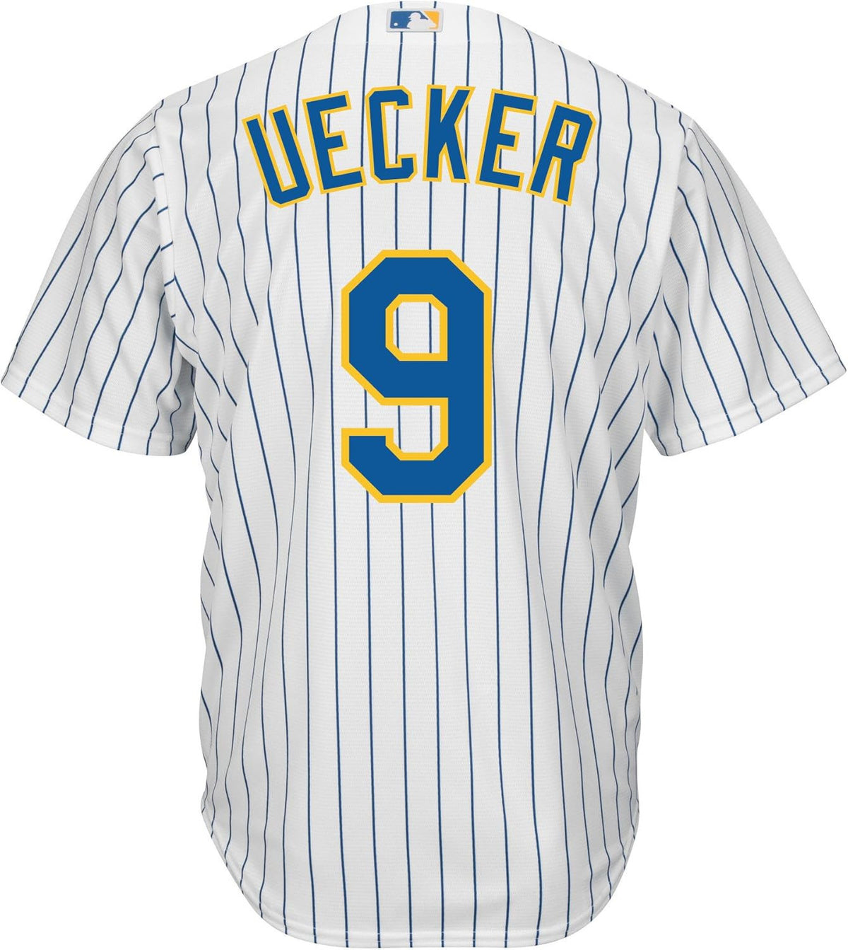 Bob Uecker 9 Milwaukee Brewers Men's White Jersey
