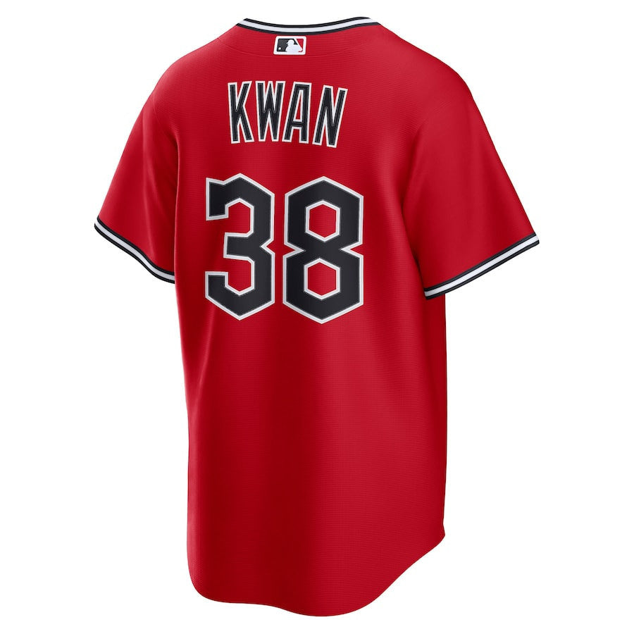 Steven Kwan 38 Cleveland Guardians Alternate 2.0 Player Men Jersey - Red