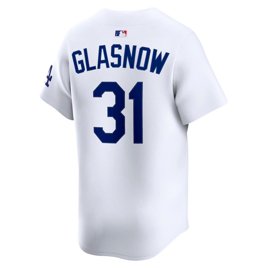 Tyler Glasnow 31 Los Angeles Dodgers Home Limited Player Men Jersey - White