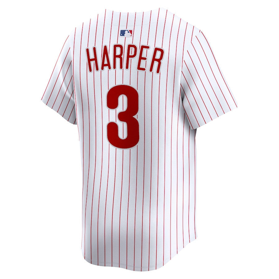 Bryce Harper 3 Philadelphia Phillies Home Limited Player Men Jersey - White