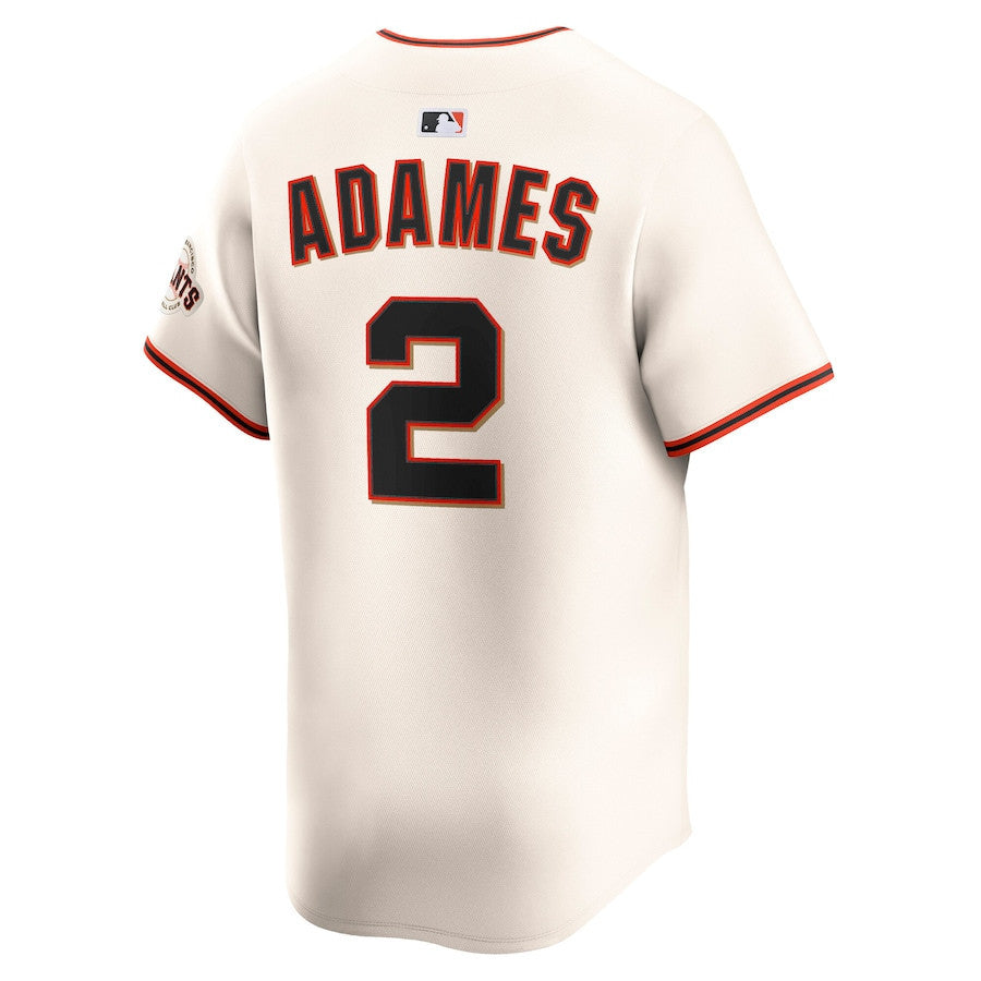 Willy Adames 2 San Francisco Giants Alternate Limited Player Men Jersey - Cream