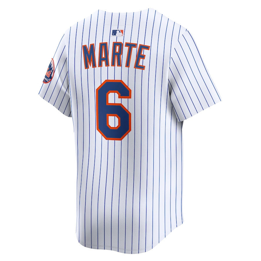 Starling Marte 6 New York Mets Alternate Limited Player Men Jersey - White