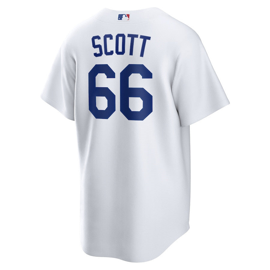 Tanner Scott 66 Los Angeles Dodgers Home Men Jersey - White