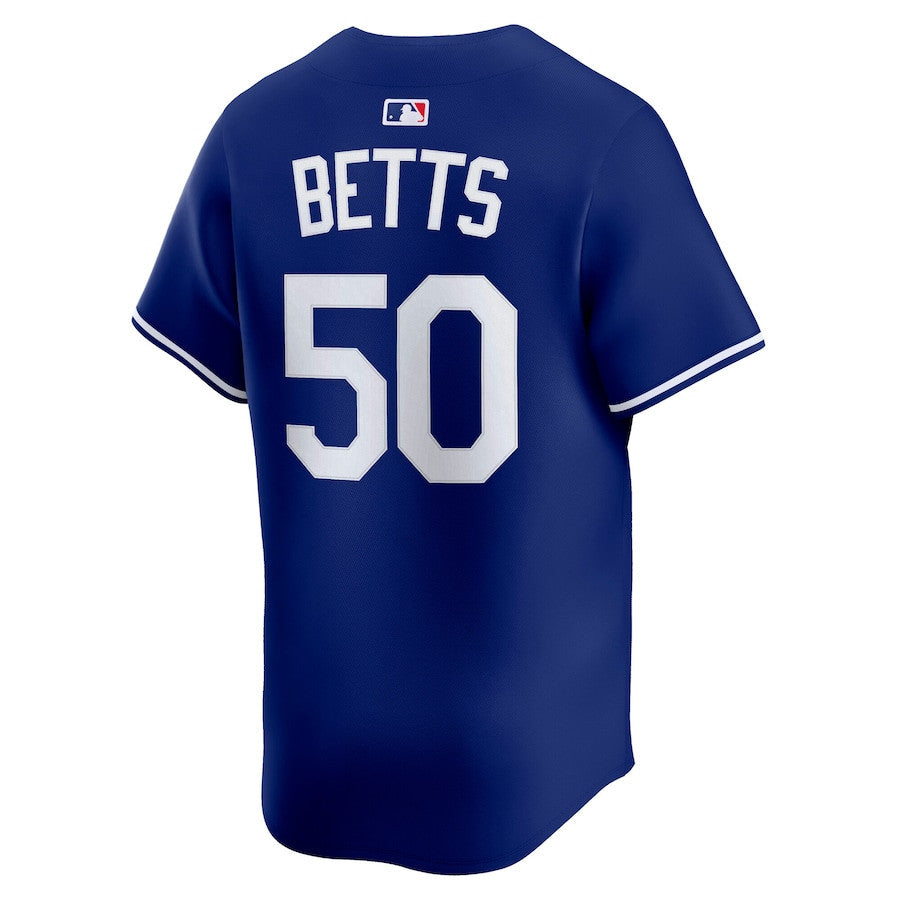 Mookie Betts 50 Los Angeles Dodgers Alternate Limited Player Men Jersey - Royal