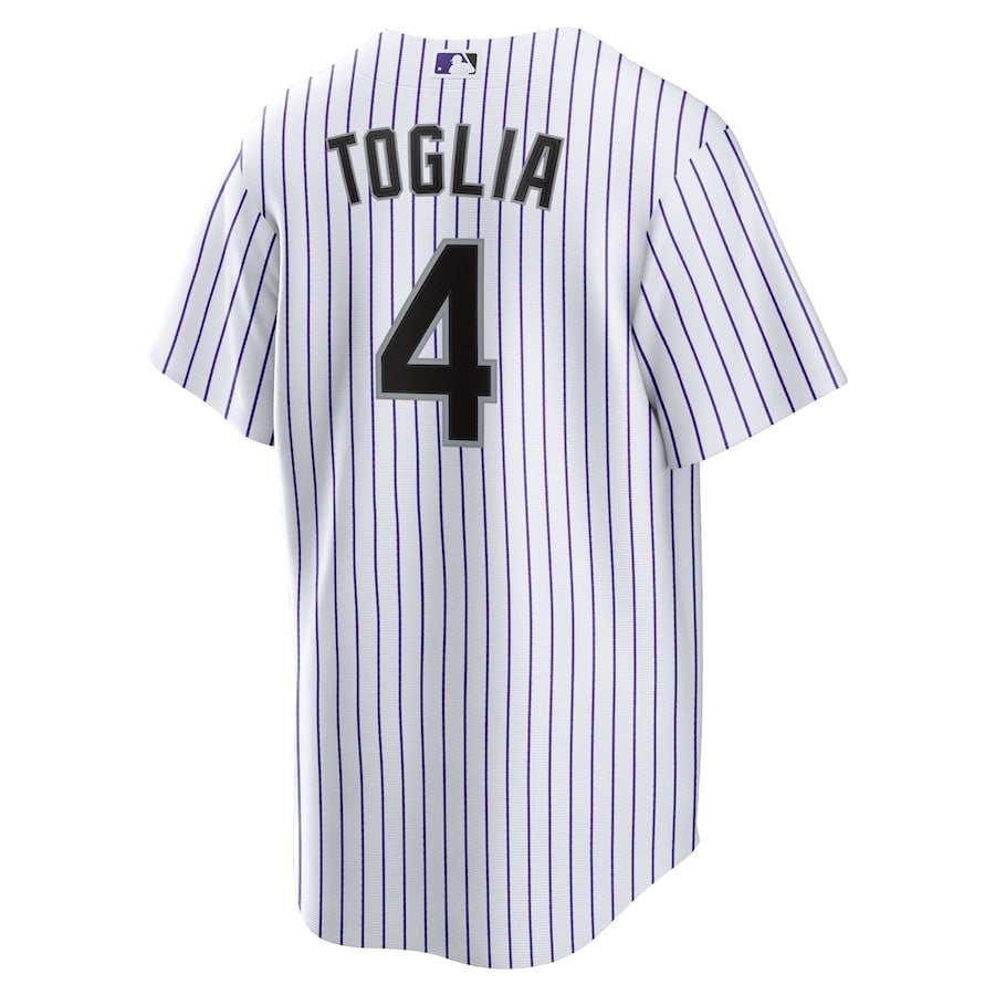 Michael Toglia 4 Colorado Rockies Home Men Jersey - White