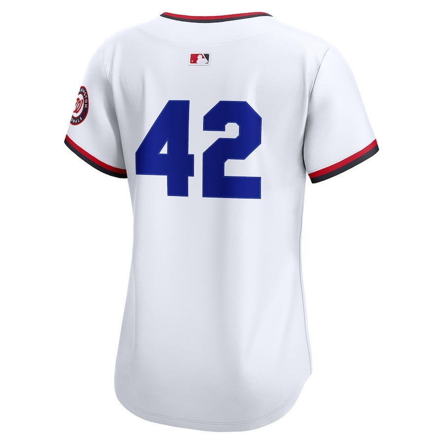 Washington Nationals Home 2025 Jackie Robinson Day Limited Women Jersey - White