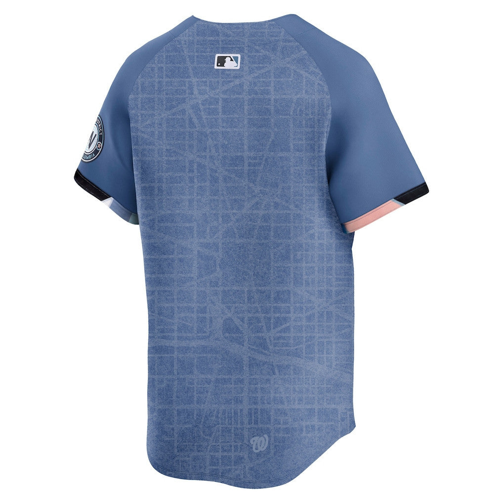 Washington Nationals 2025 City Connect Limited Men Jersey - Blue