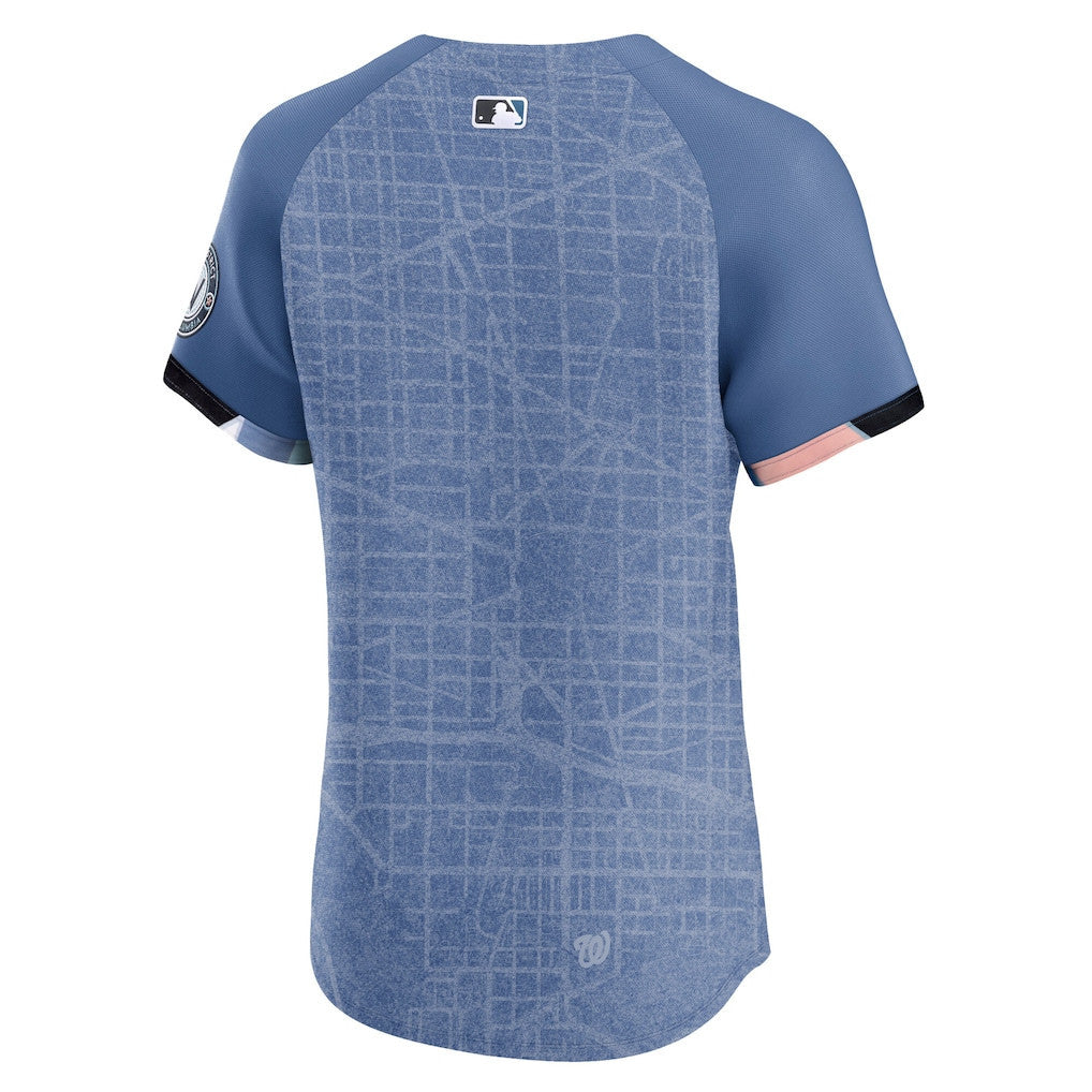 Washington Nationals 2025 City Connect Elite Men Jersey - Blue