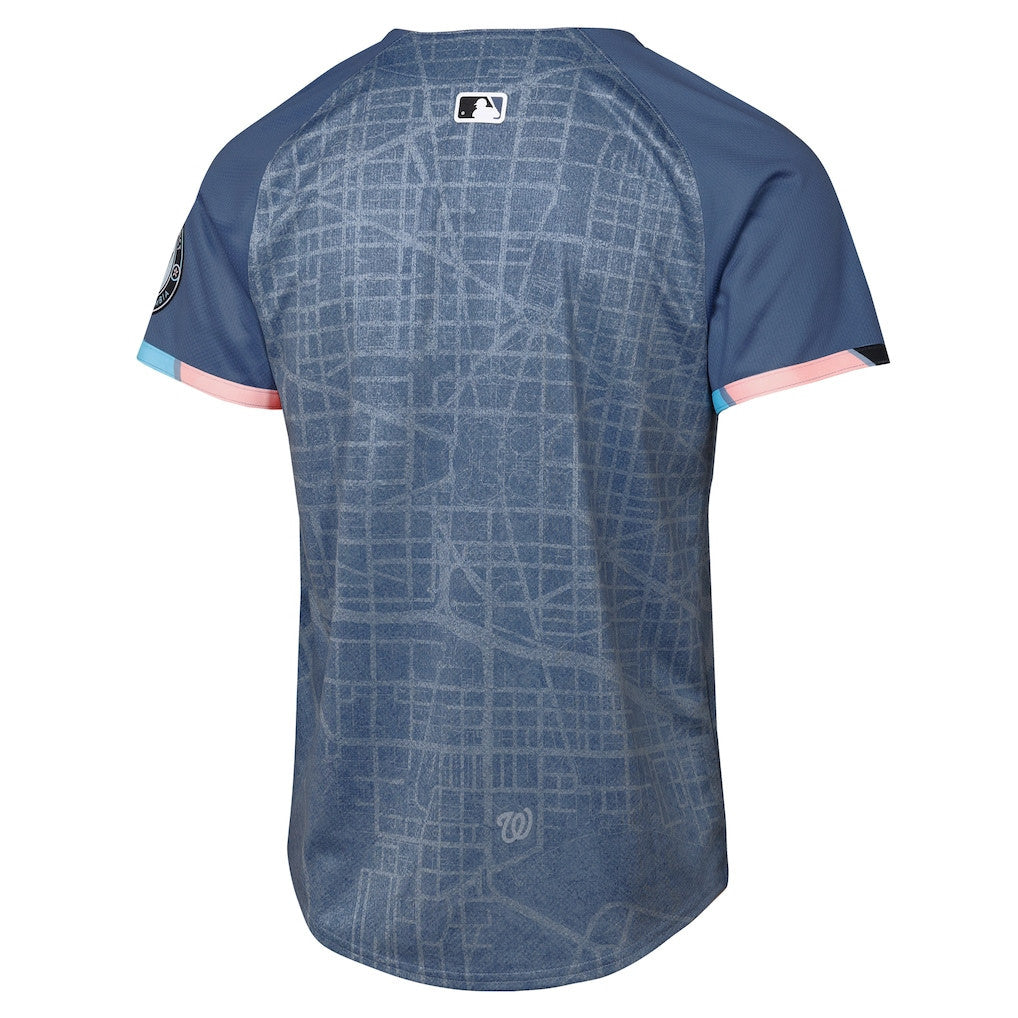 Washington Nationals 2025 City Connect Limited YOUTH Jersey - Blue