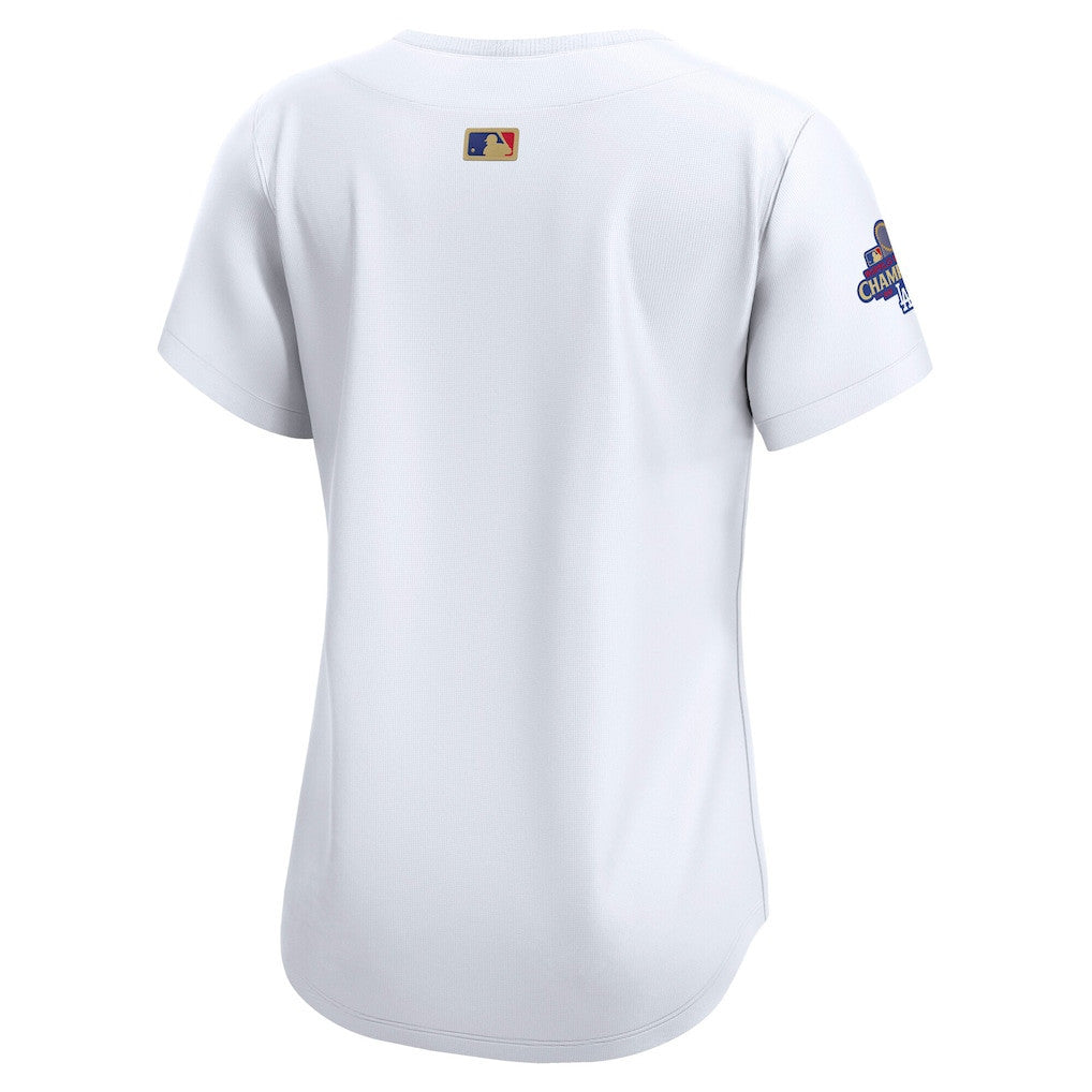 Los Angeles Dodgers Women's 2025 Gold Collection Limited Jersey - White