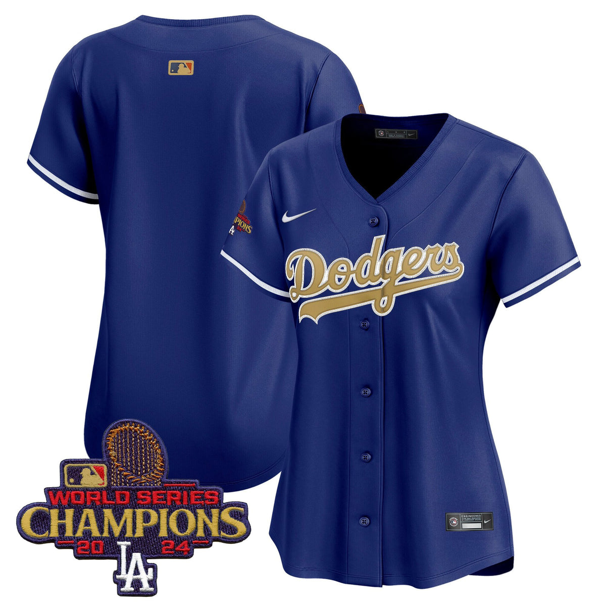 Los Angeles Dodgers Women's 2025 Gold Collection Limited Jersey - Royal
