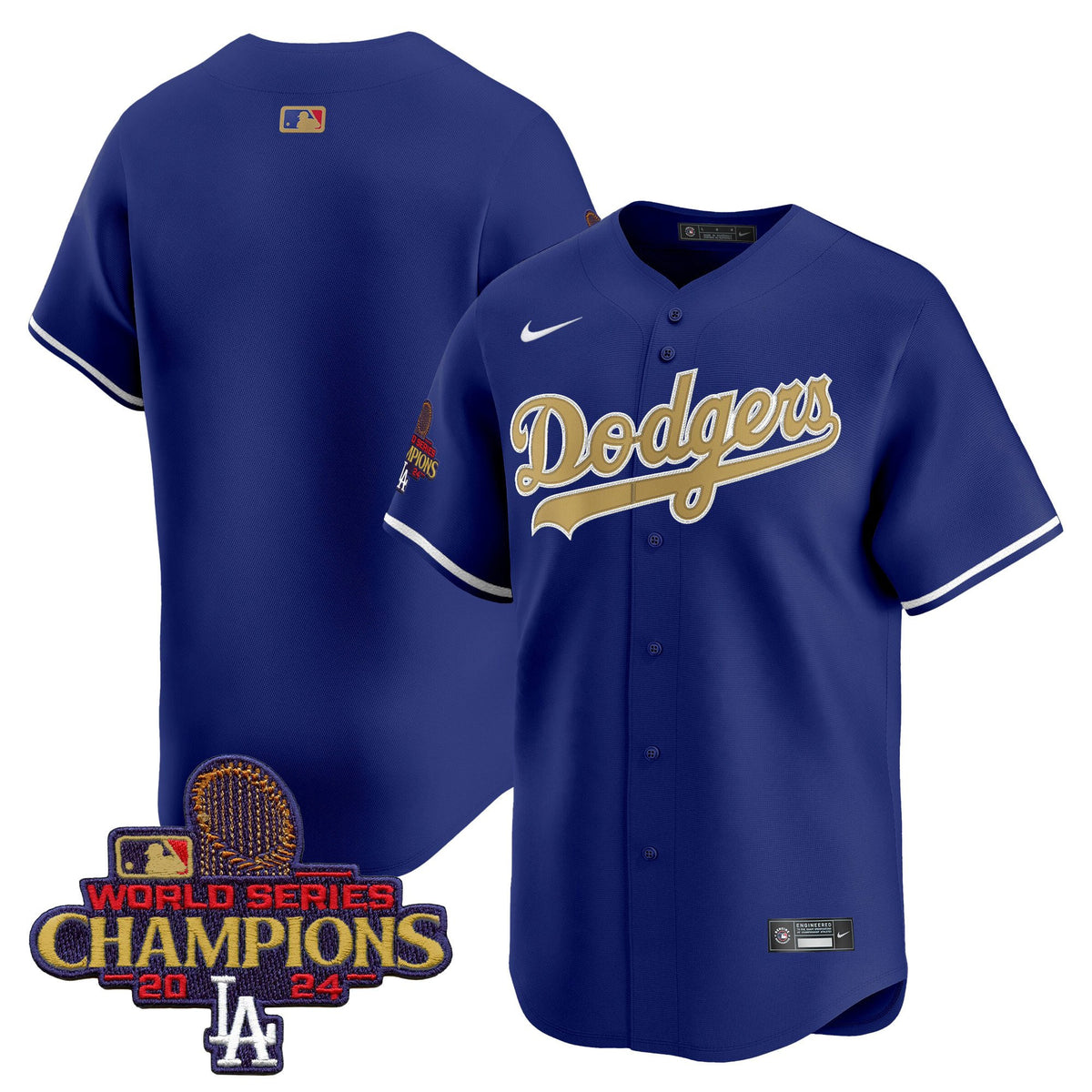 Los Angeles Dodgers 2025 Gold Collection Limited Men Jersey - Royal