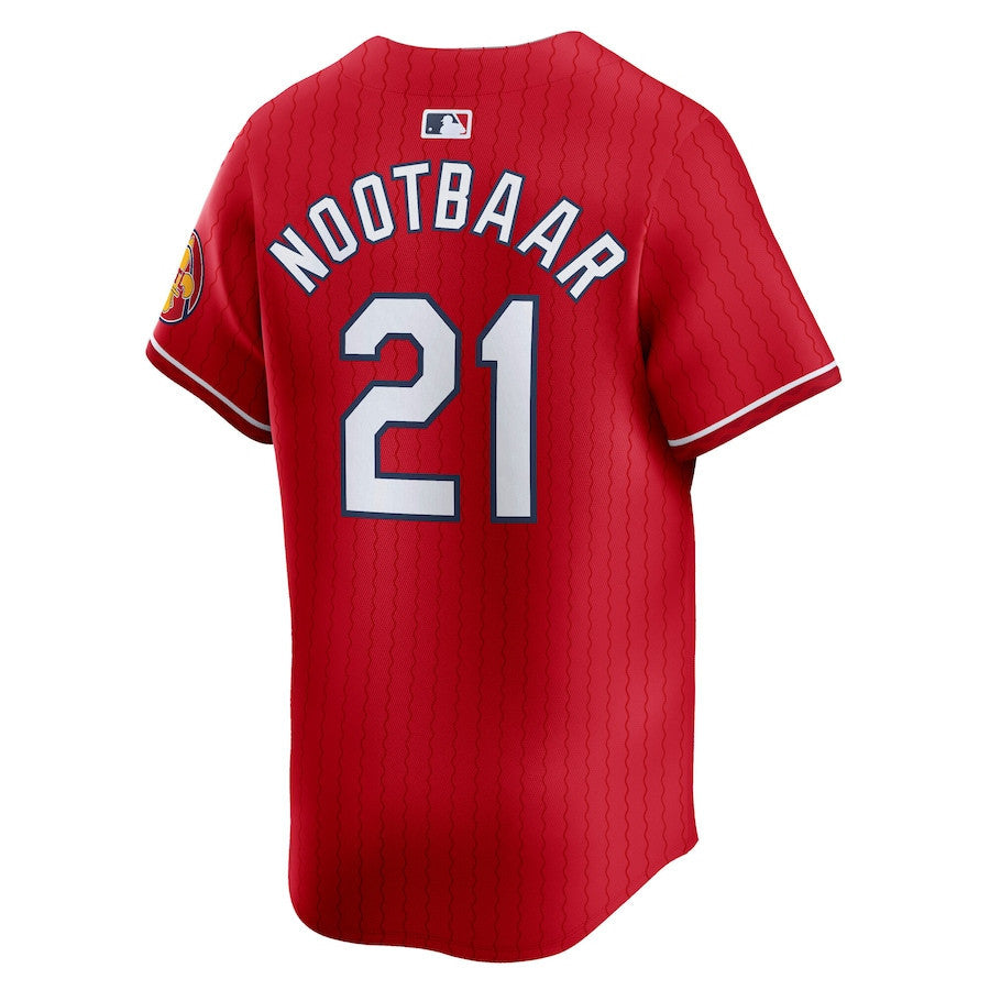 Lars Nootbaar 21 St. Louis Cardinals City Connect Limited Men Jersey - Red